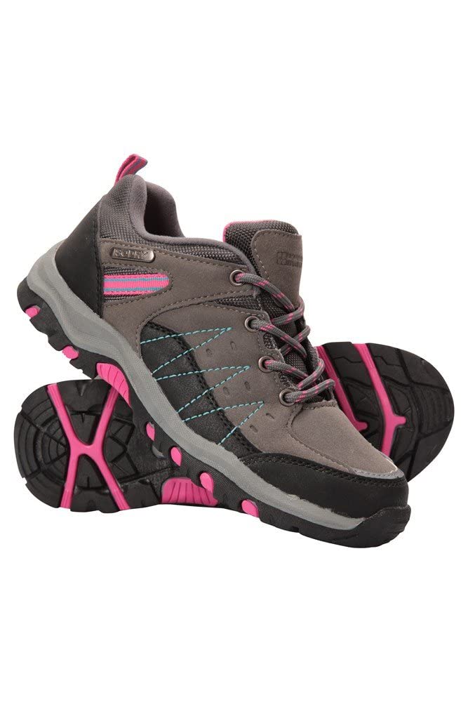 Mountain Warehouse Stampede Kids' Hiking Shoes - Waterproof, Lightweight & Durable for Boys & Girls - Perfect for Camping, Park Adventures & Outdoor Activities