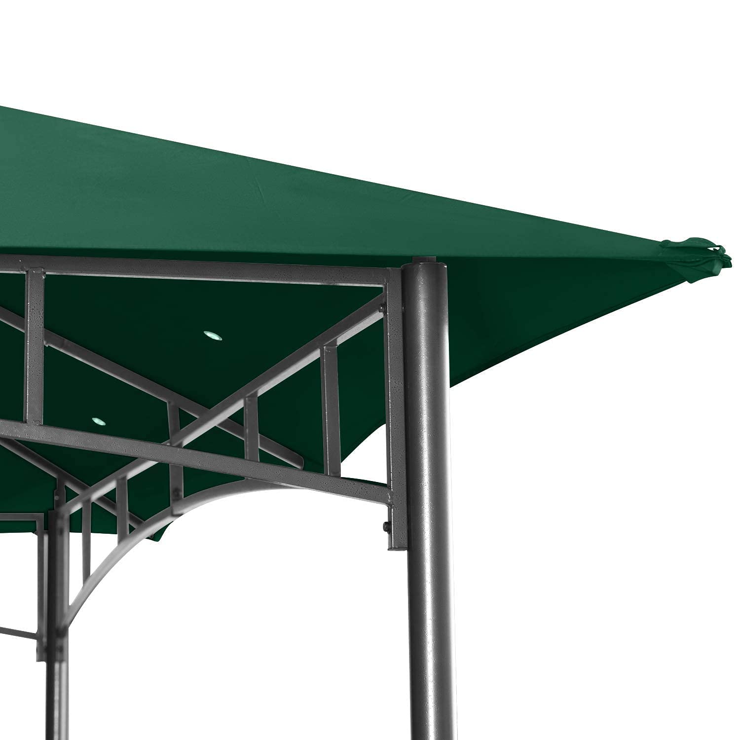 8x8 ABCCANOPY Outdoor Gazebo - Steel Frame Patio Canopy for Backyard, Garden, Deck (Forest Green) | Perfect for Shade, Parties & Relaxing Outdoors