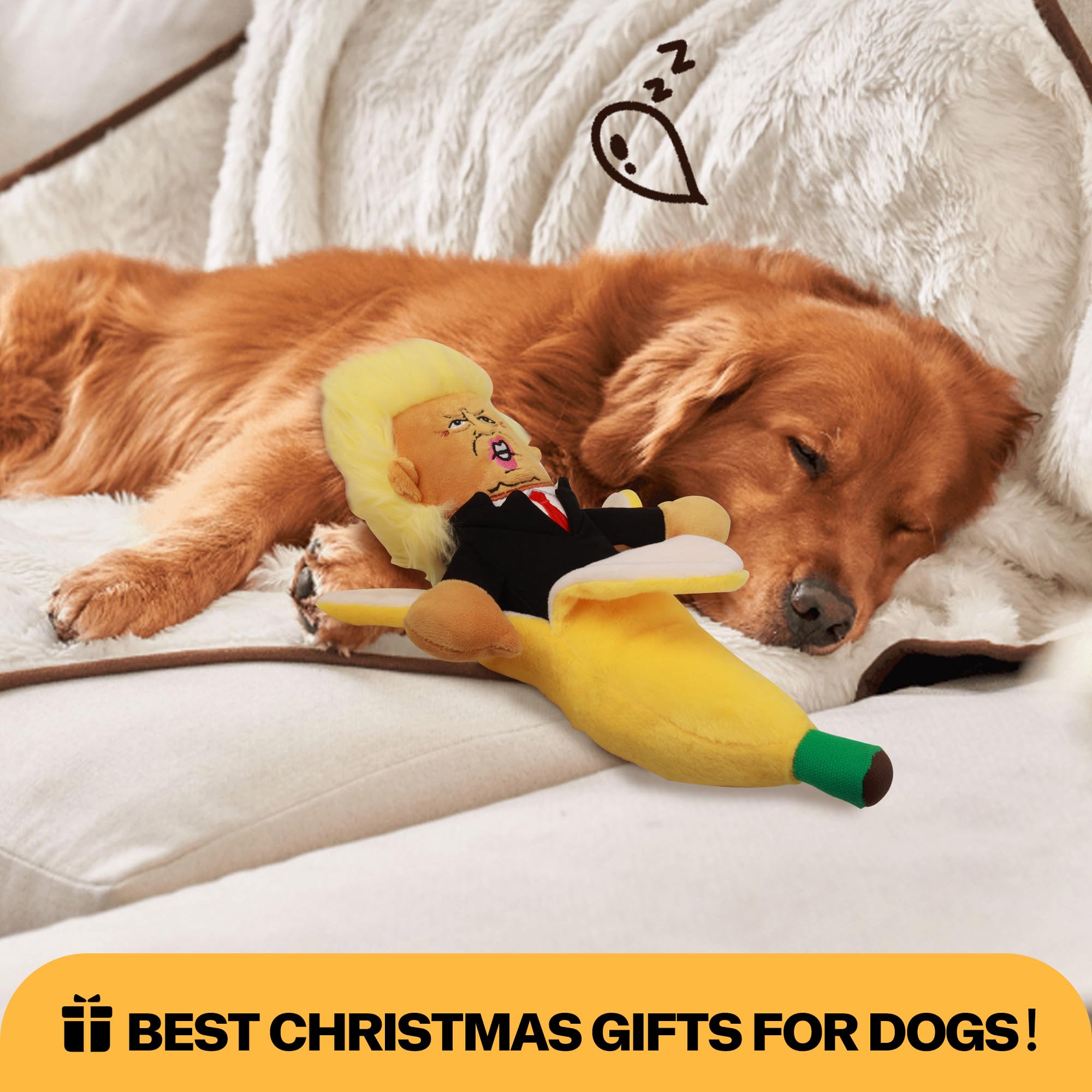 Crinkle Paper Squeaky Dog Toys - Funny Plush Interactive Dog Chew Toys for Small, Medium & Large Dogs - Perfect for Playtime, Training & Entertainment