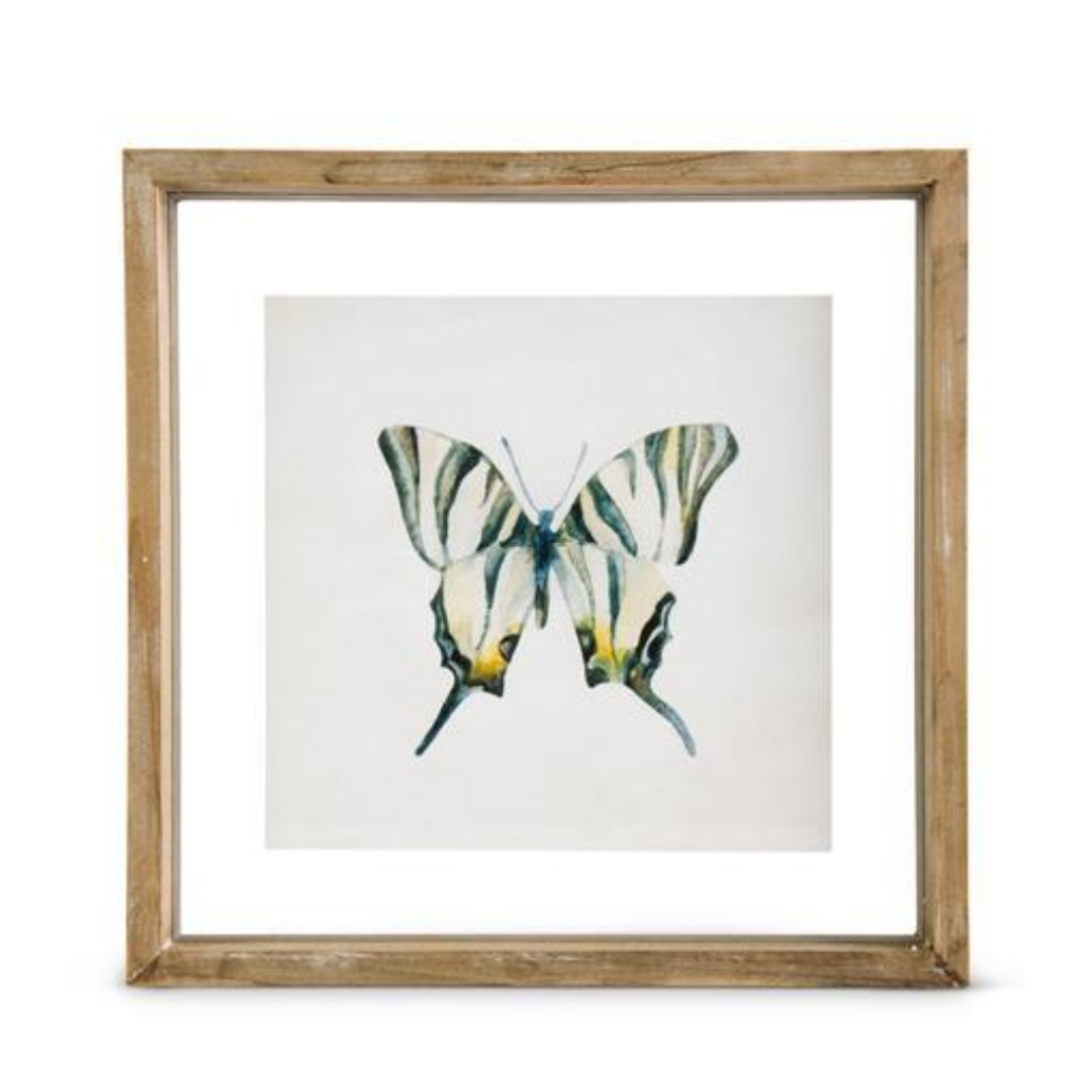 Butterfly Shadow Box Wall Art - Elegant Framed Butterfly Decor for Home, Bedroom, Living Room & Office | Unique 3D Display for Nature Lovers