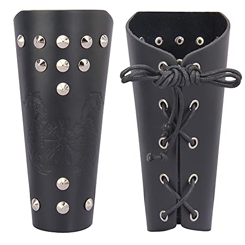 Viking Leather Bracers