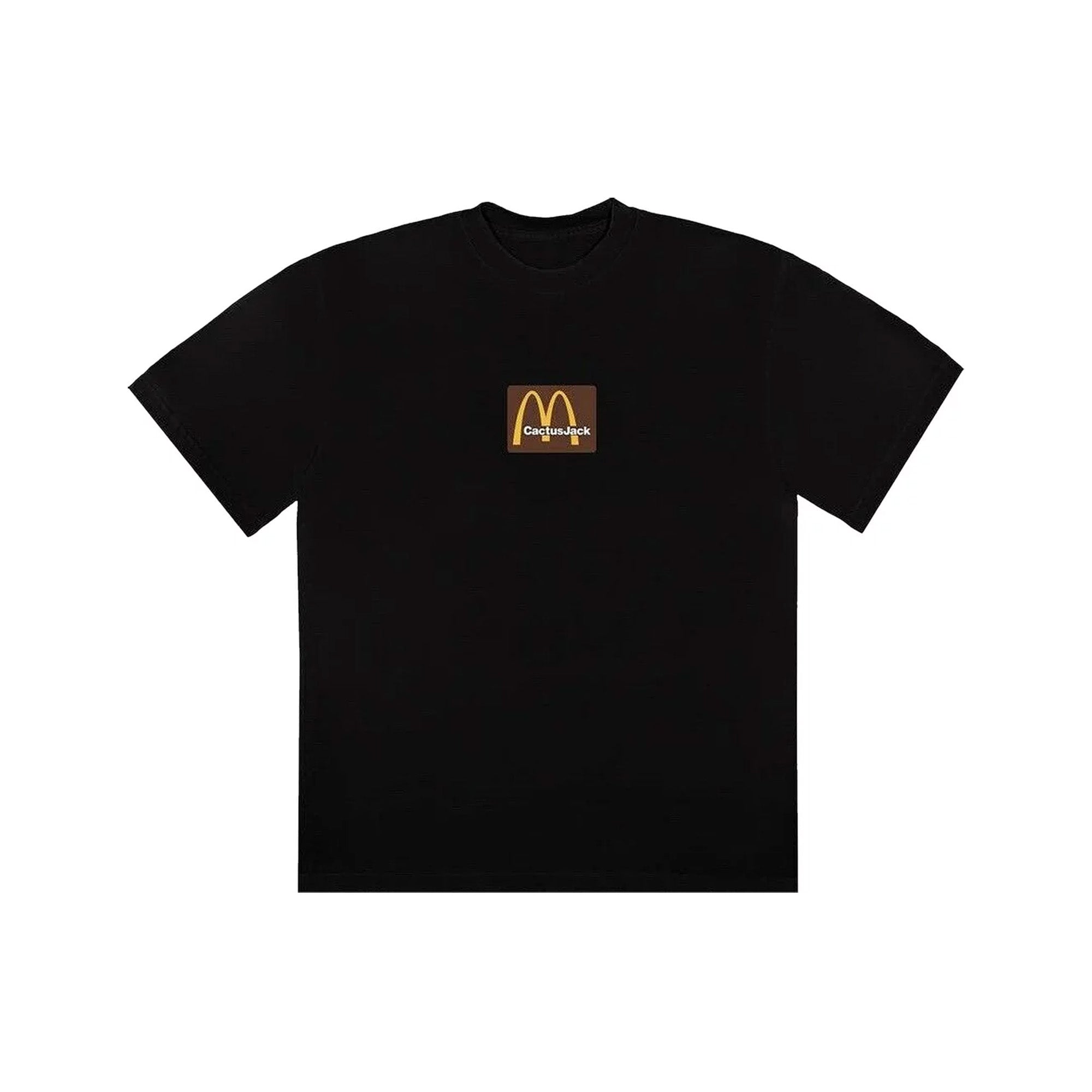 Travis Scott x McDonald's Cactus Jack Sesame Inv T-Shirt - Black | Limited Edition Hip Hop Streetwear for Concerts & Casual Outfits