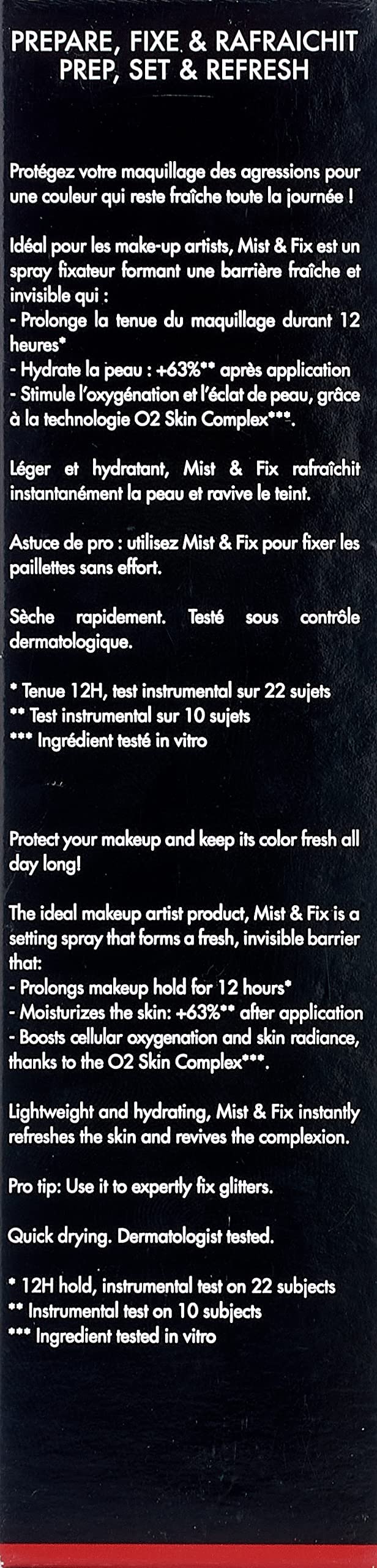 Make Up For Ever Mist & Fix Setting Spray 100ml - Long-Lasting Makeup Finish for All-Day Wear - Perfect for Weddings, Photo Shoots & Daily Use