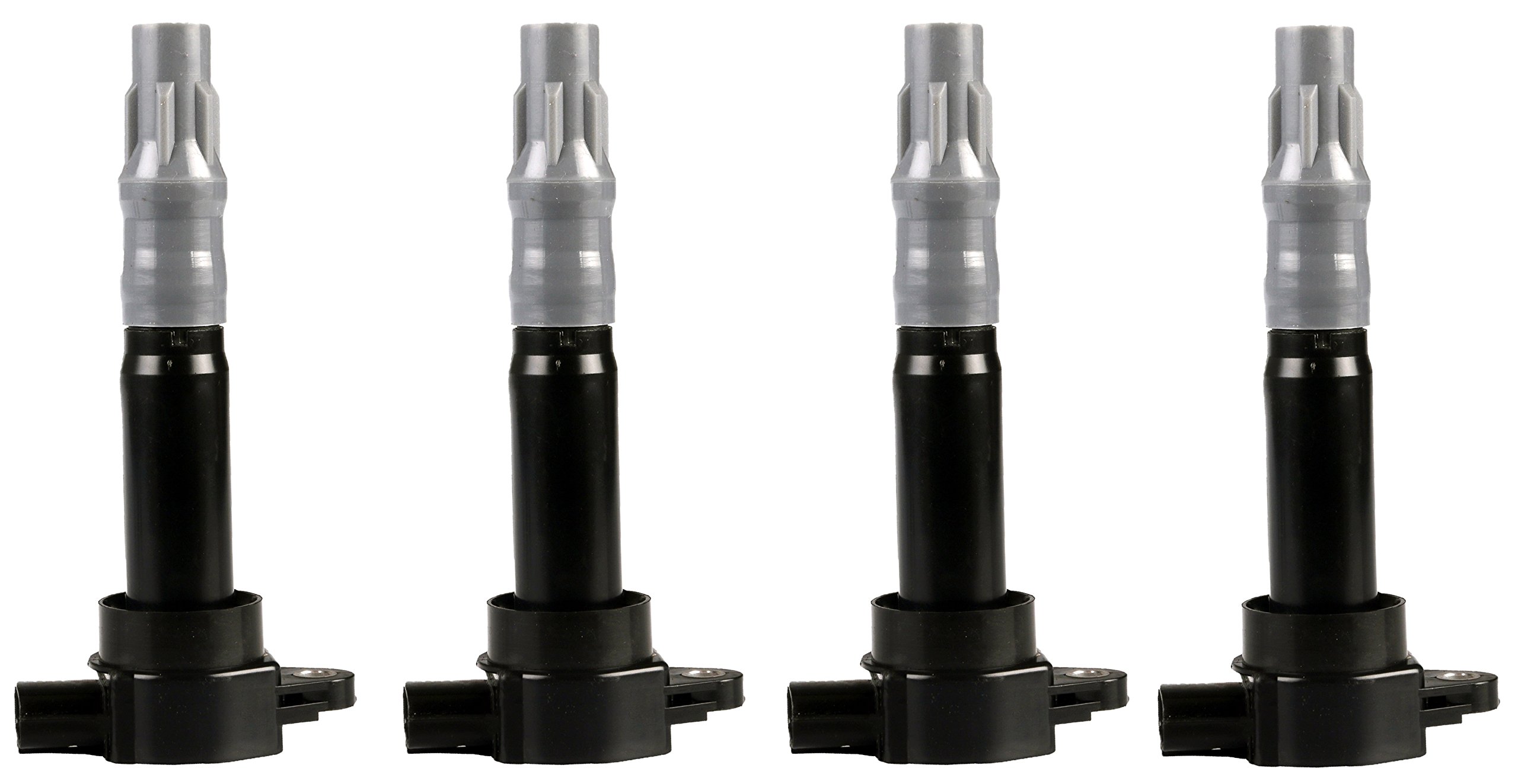 ENA Set of 4 Ignition Coil Packs - Compatible with Mitsubishi Eclipse 2.4L 3.8L (2006-2012), Galant 2.4L 3.8L (2004-2012), Lancer & Outlander 2.4L (2004-2006) - Direct Replacement for UF532 - Perfect for Engine Tune-Up & Performance Enhancement