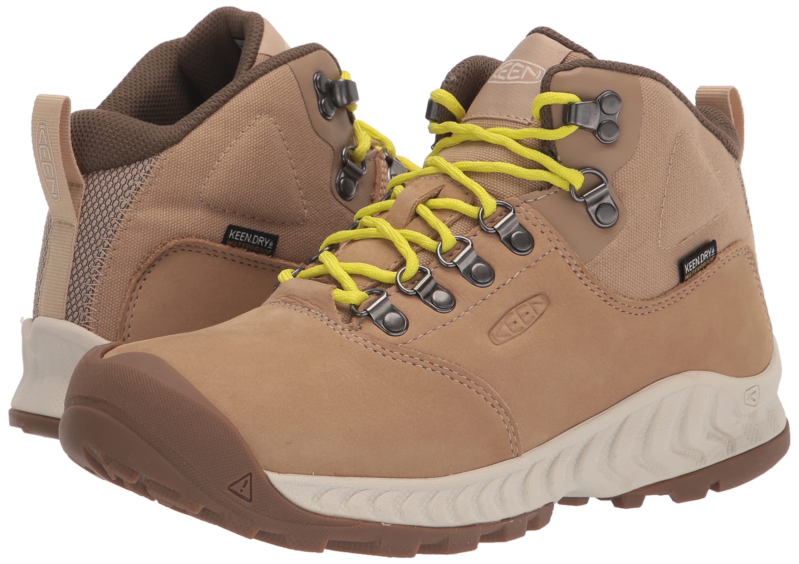 KEEN Women's Nxis Explore Mid Height Waterproof Hiking Boots - Lightweight & Fast Drying for Outdoor Adventures, Trail Running & Backpacking