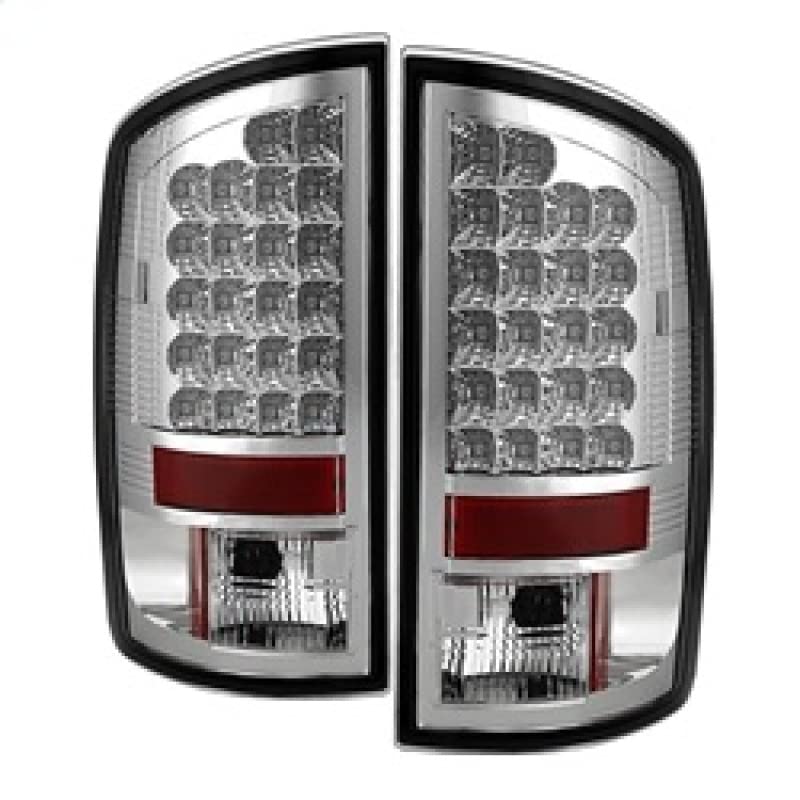 Spyder Auto 5002624 LED Tail Lights Chrome/Clear - High-Performance Lighting for Cars, Trucks & SUVs