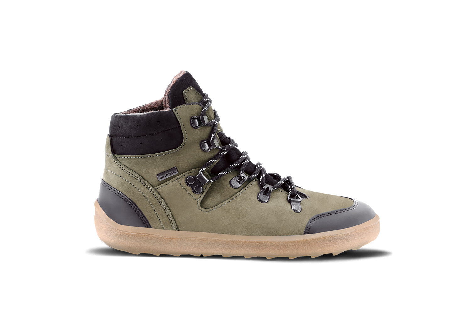 Barefoot Shoes for Men & Women - Be Lenka Ranger 2.0 Minimalist Trail Running Shoes in Army Green | Lightweight & Flexible for Hiking, Walking & Outdoor Adventures