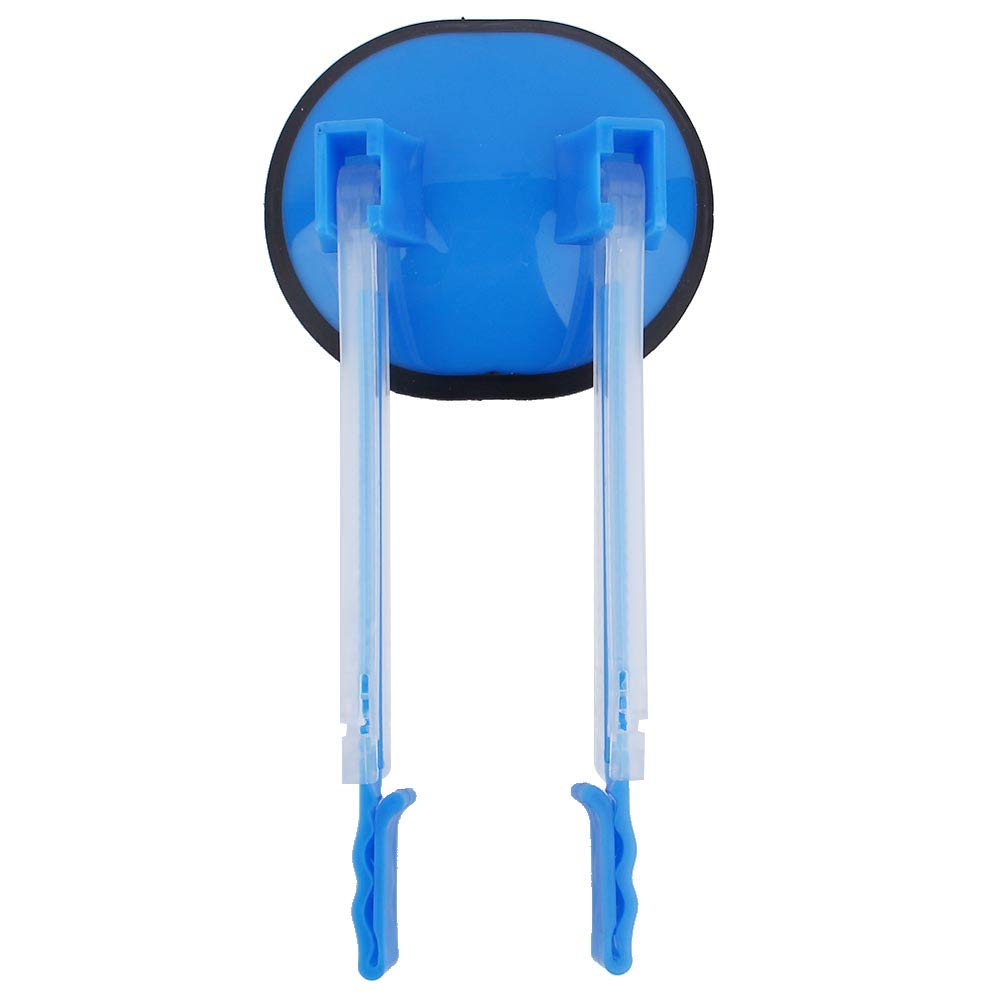 Adjustable Bag Holder Stand for Food Storage Bags - Hands-Free Organizer Rack for Plastic Freezer Bags, Meal Prep & Kitchen Organization (Blue) - Perfect for Pantry, Freezer & Countertop Storage