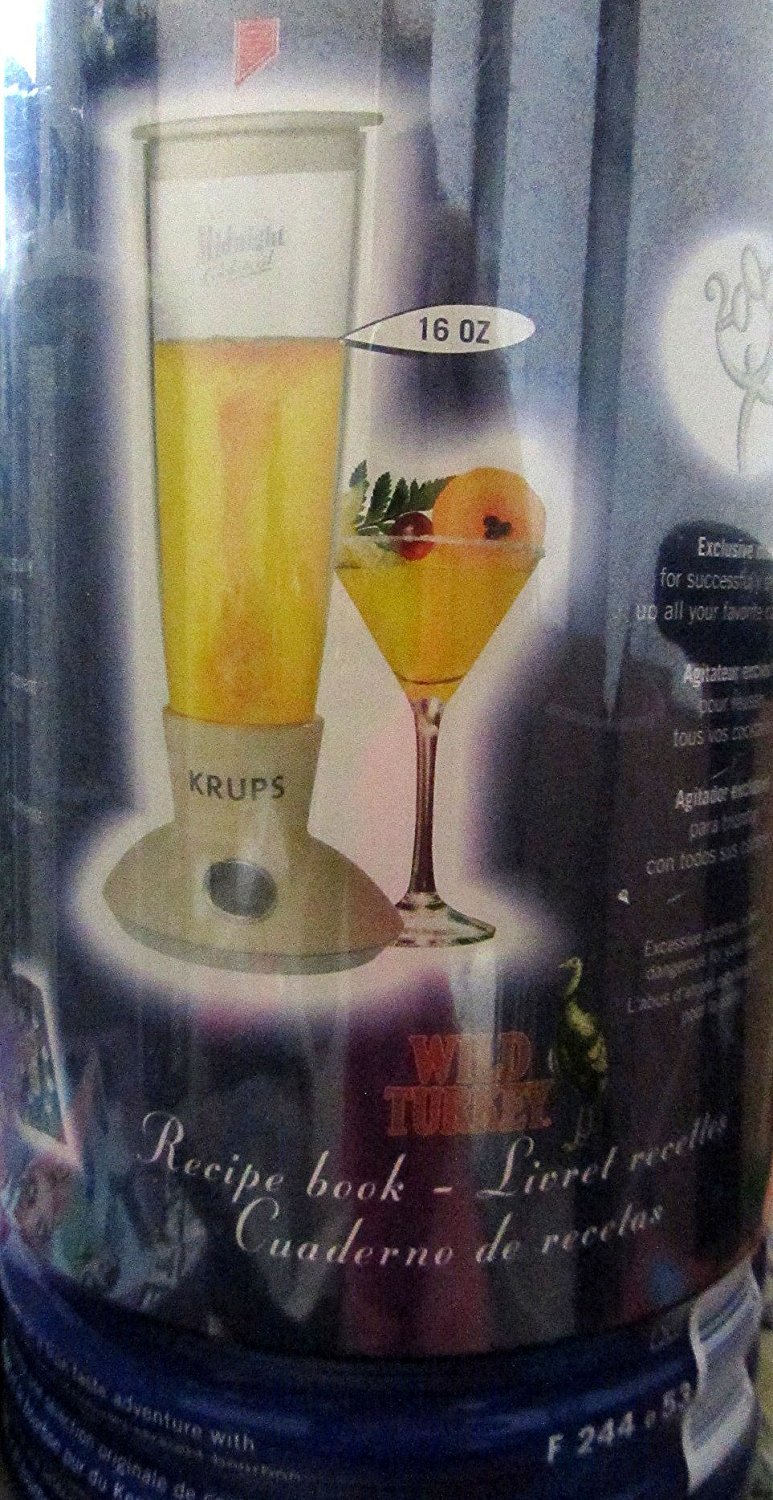 Krups Midnight Cocktail Shaker - Premium Stainless Steel Cocktail Mixer for Bartenders & Home Use - Perfect for Mojitos, Margaritas & Martini Making