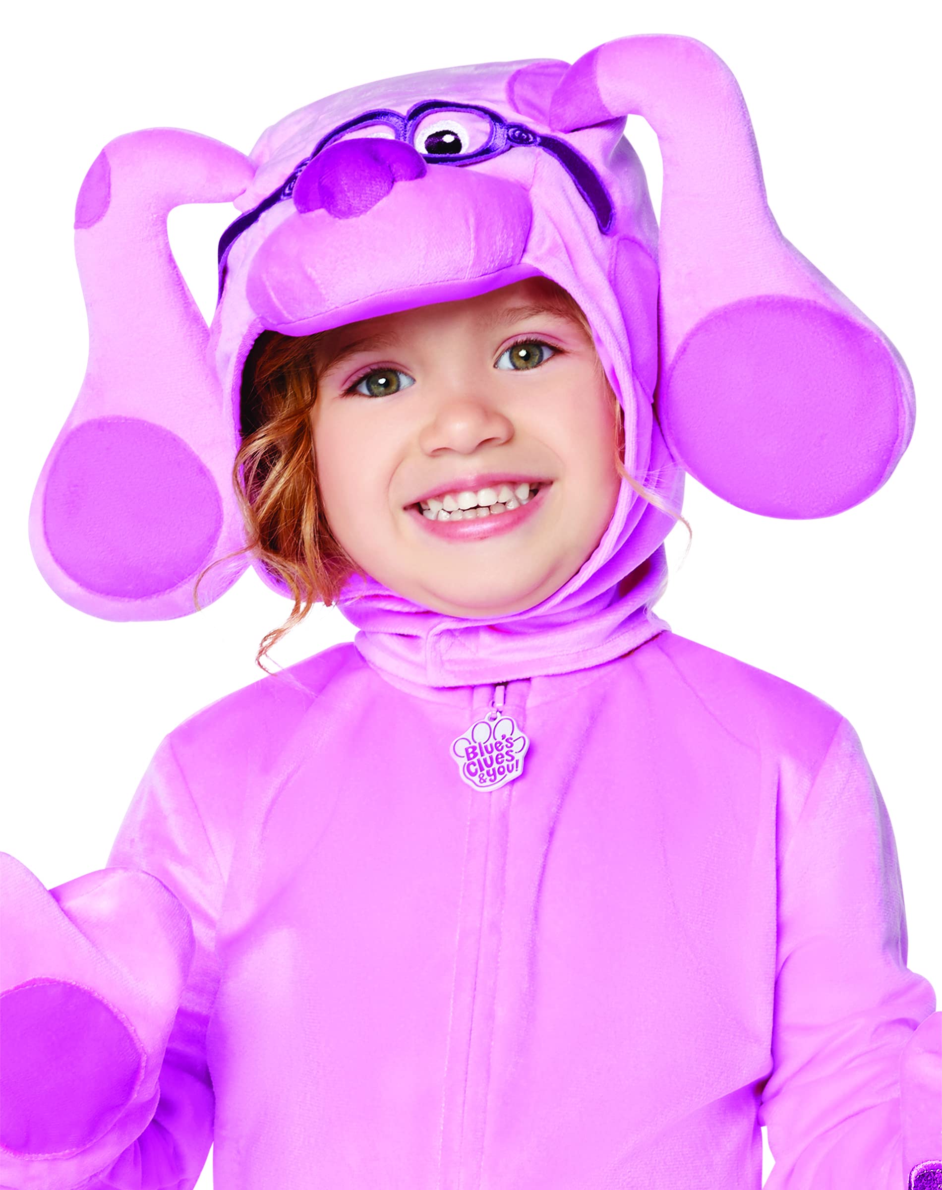 Blue's Clues Magenta Toddler Costume | Officially Licensed Jumpsuit for Halloween & Parties
