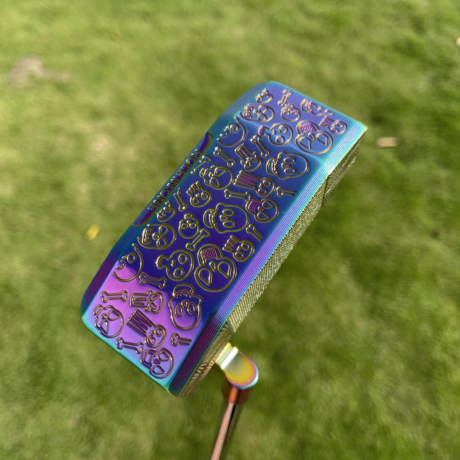 Premium Super GSS Golf Putter - 303 Stainless Steel 375g CNC Milled Right-Handed Skull Design Putter with Headcover - Perfect for Golf Enthusiasts & Tournament Play