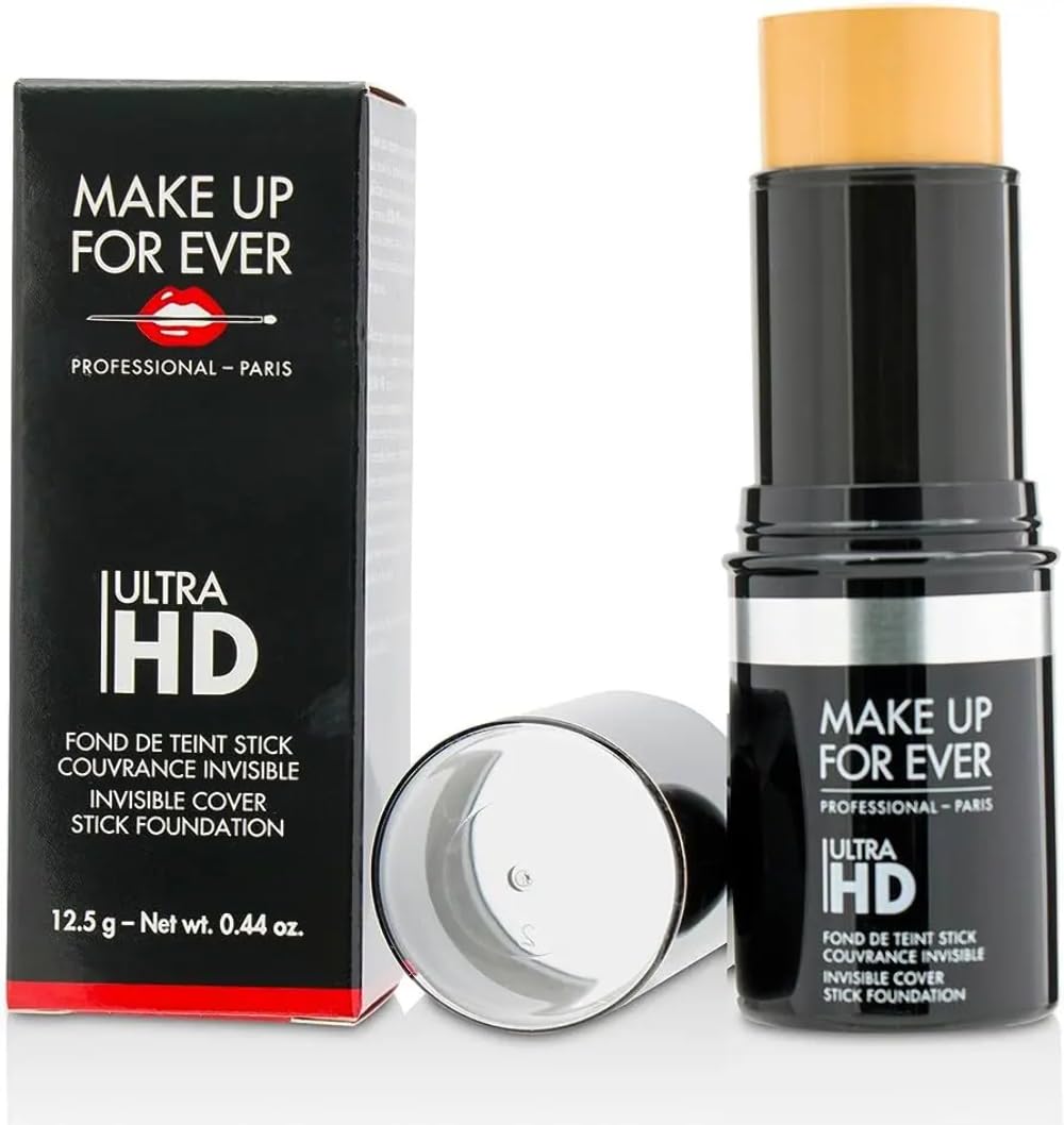 MAKE UP FOR EVER Ultra HD Invisible Cover Stick Foundation Y245 - Soft Sand | Full Coverage Concealer & Foundation Stick for Flawless Skin | Perfect for Daily Wear, Photo Shoots & Special Events