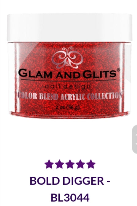 GLAM AND GLITS COLOR BLEND COLLECTION VOL.1 BL3044 - 2 oz Bold Digger Eyeshadow Palette for Professional Makeup & Party Looks