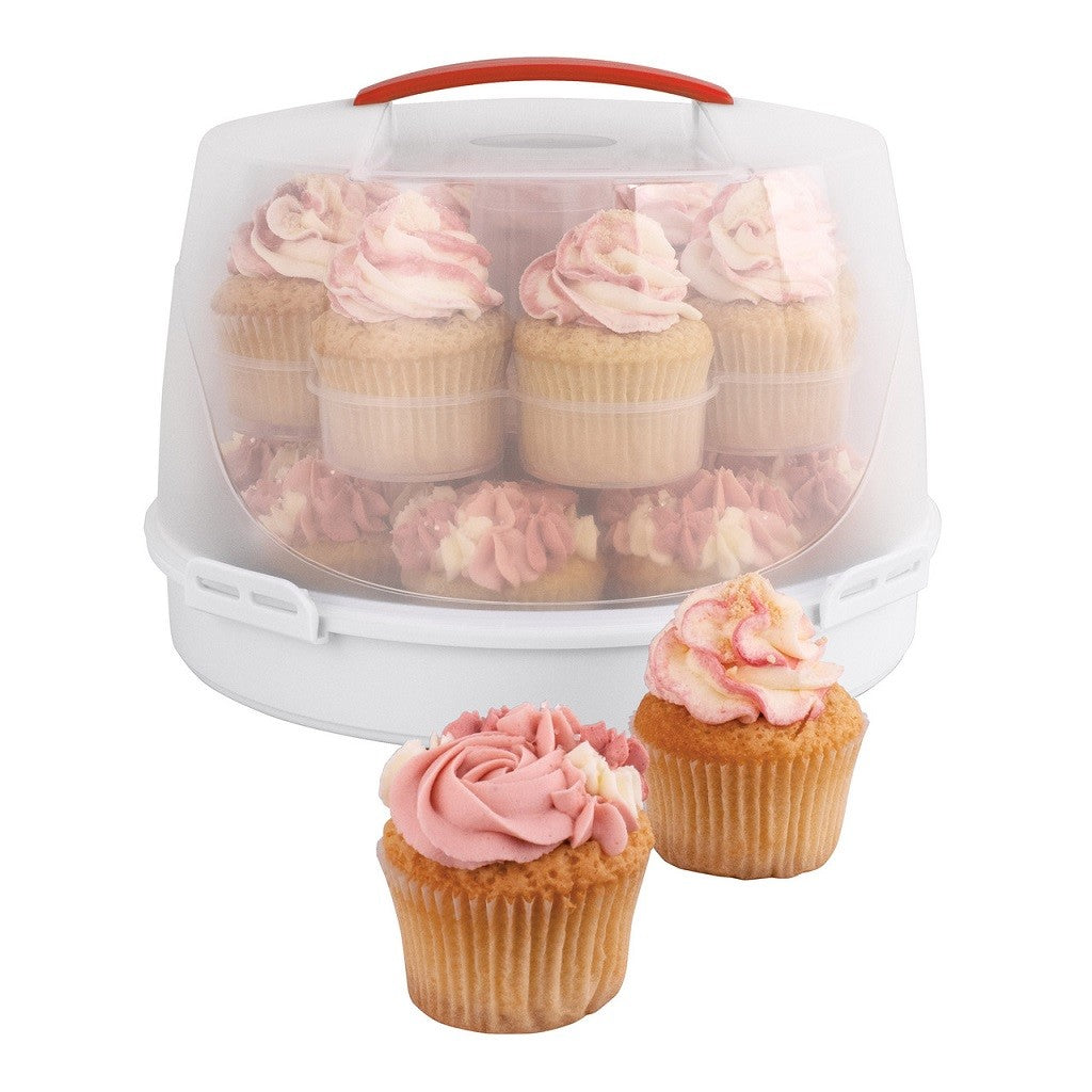 Avanti Universal Round Cake Carrier - Leak-Proof & Durable for Easy Transport | Perfect for Birthday Parties, Picnics & Baking Events