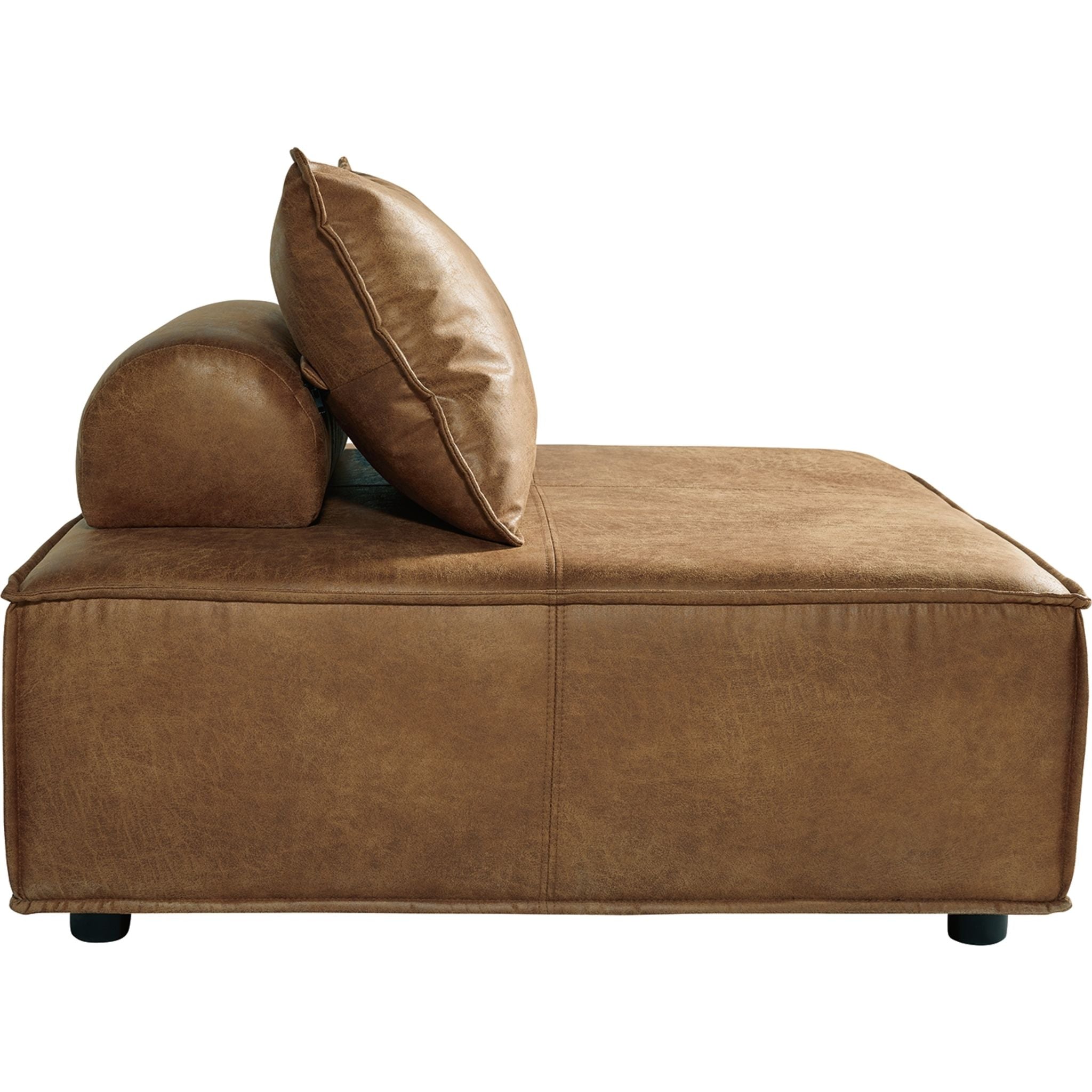 Brown Bales Accent Chair - Modern Living Room & Bedroom Decor - Comfortable Lounge Chair for Home Office, Reading Nook & Cozy Spaces