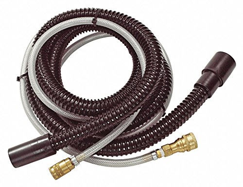 8 ft Vacuum and Solution Hose - Durable & Flexible for Cleaning, Car Washing & Industrial Use