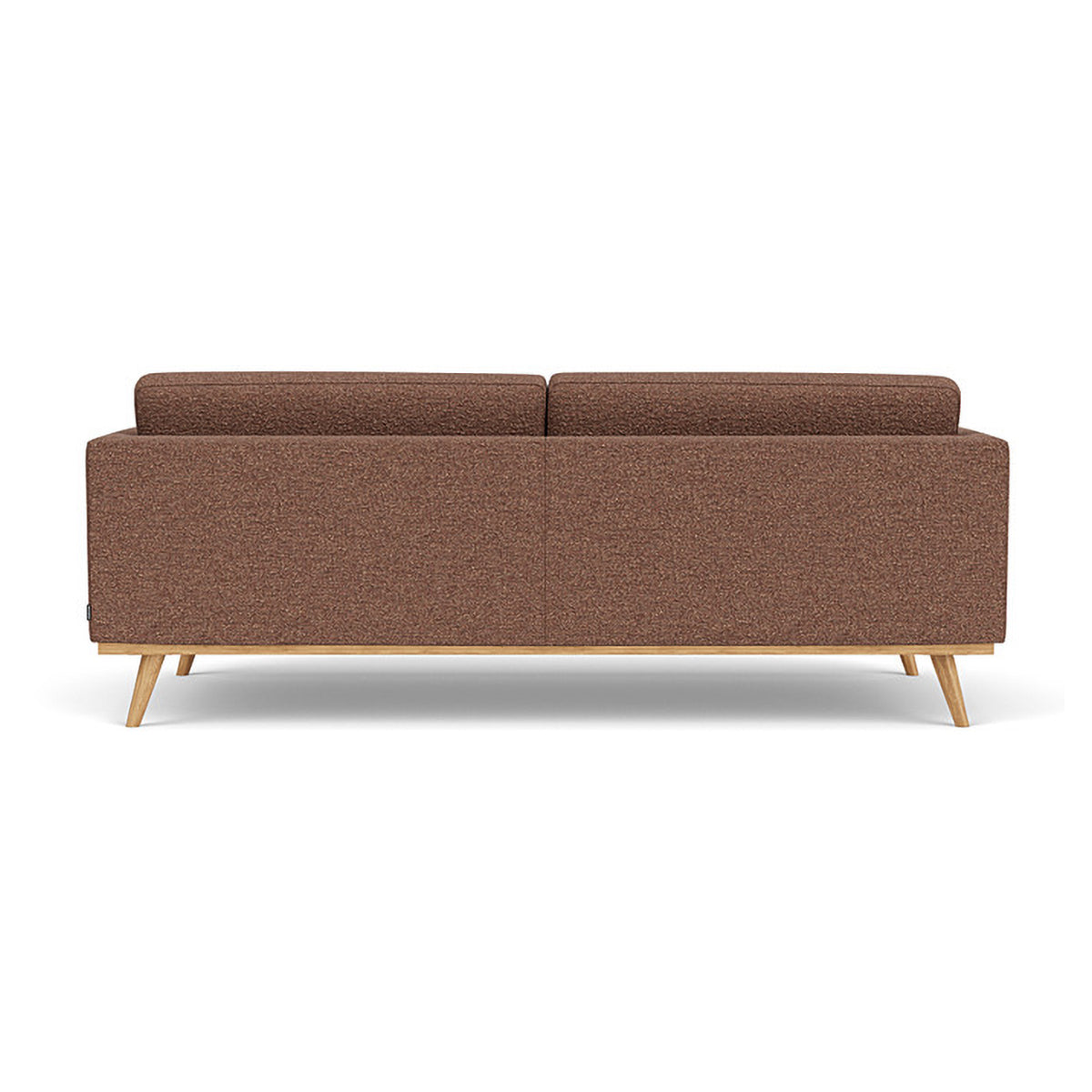 Johan Boucle 3 Seater Sofa - Modern Upholstered Fabric Couch for Living Room, Lounge & Apartment - Comfortable Mid-Century Style Sectional Sofa with Soft Boucle Fabric