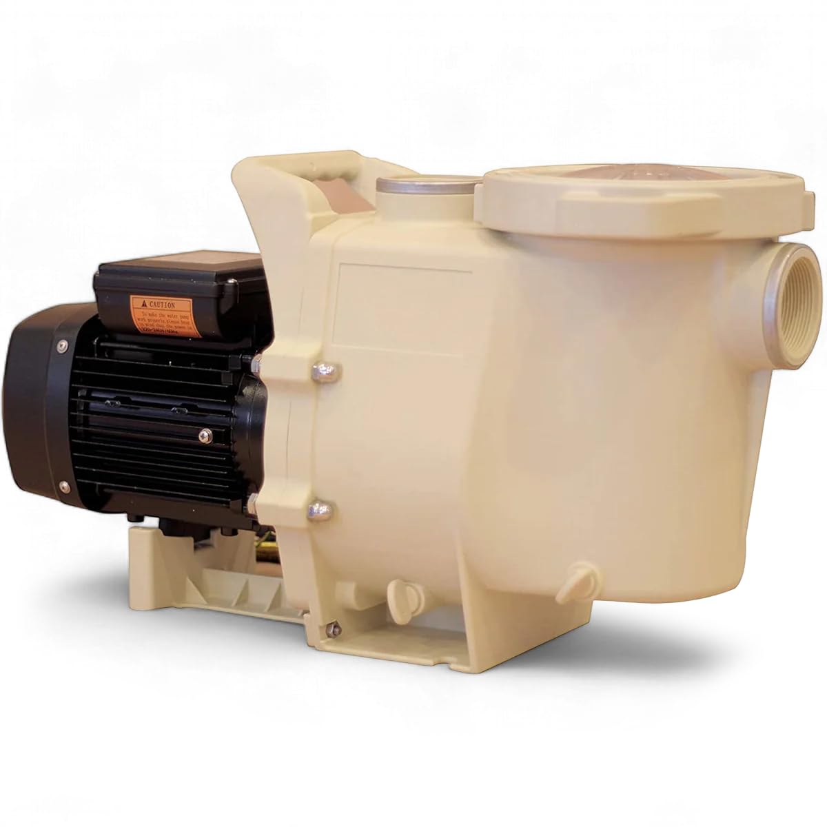 FibroPool 1.5 HP High Efficiency Swimming Pool Pump for In-Ground Pools & Spas | 1.5 Horsepower Single Speed Motor with Clear Top Lid | USA Designed | Perfect for Backyard Pool Maintenance & Water Circulation
