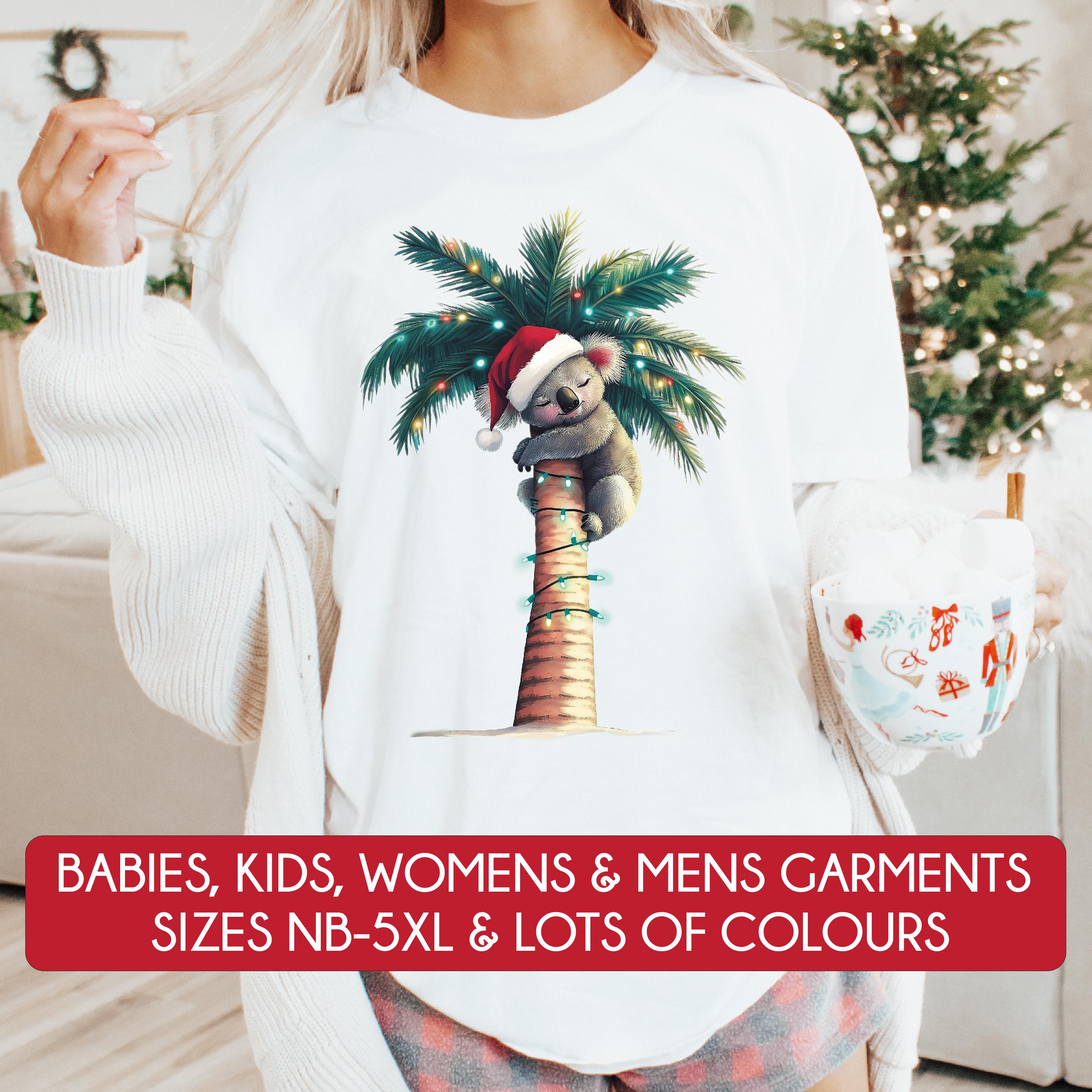 Koala Christmas T-Shirt - Festive Holiday Graphic Tee for Men & Women | Multiple Colors Available | Perfect for Xmas Parties & Gifts