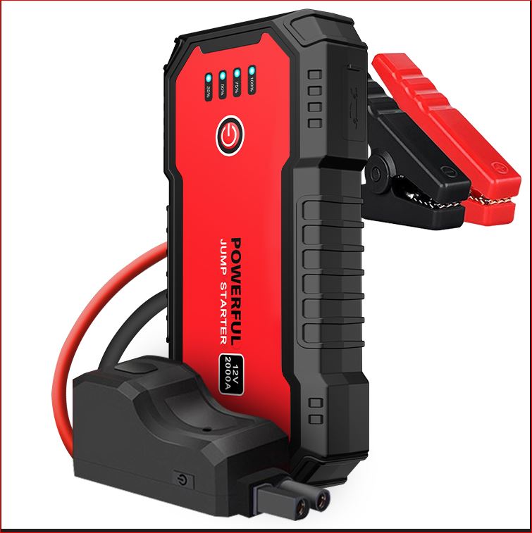 Best Lithium Ion Jump Starter - Portable Power Bank for Cars, Trucks & Motorcycles - Emergency Car Battery Booster for Camping, Road Trips & Outdoor Adventures