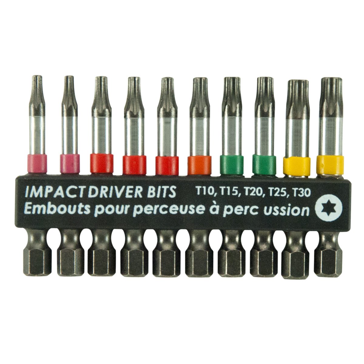 Exchange-a-Blade 98097 Torx Screwdriver Bit Set - 2-Inch Assorted Color Coded Bits for Precision Driving - Perfect for Electronics, Automotive & DIY Home Repairs