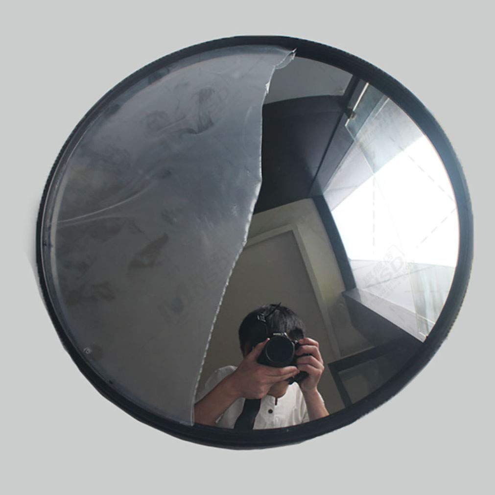 Acrylic Security Mirror for Store & Traffic Monitoring - Wide-Angle Panoramic View, Anti-Theft Ceiling/Wall Mount Mirror for Retail Surveillance & Parking Lot Safety