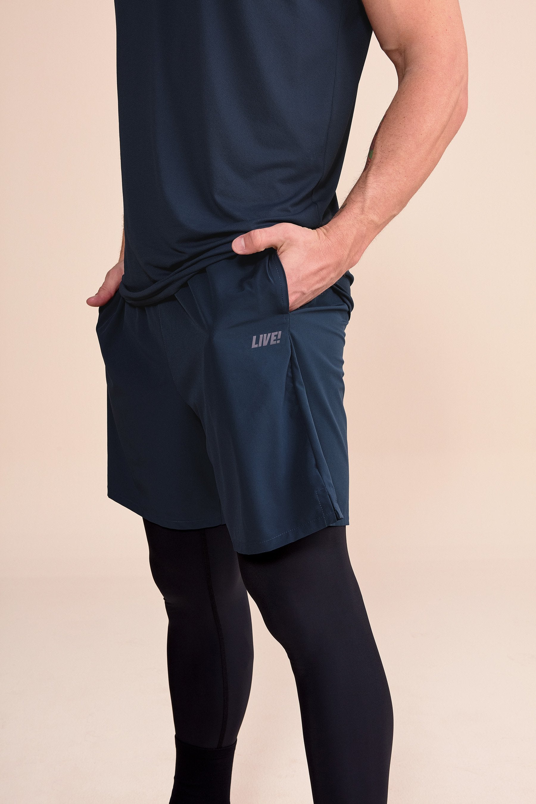 7'' Side Men's Training Shorts - Lightweight & Breathable Workout Shorts for Running, Gym & Sports