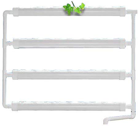 INTBUYING 36-Hole Wall-Mounted Hydroponic Grow Kit with Pump - Indoor Home Garden System for Growing Vegetables, Herbs & Greens - Perfect for Small Spaces, Apartments & Urban Gardening