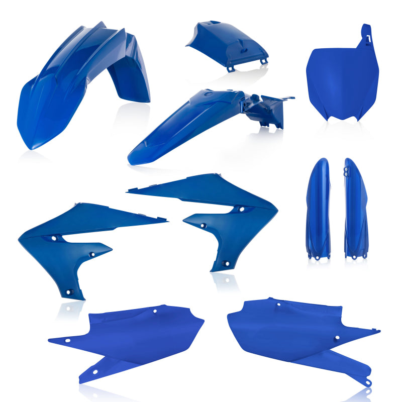 Acerbis Full Plastic Kit for Yamaha YZ250F YZ450FX YZ250FX YZ450F (2018-2023) - Blue | Durable Motorcycle Body Replacement | Perfect for Off-Road Racing & Trail Riding