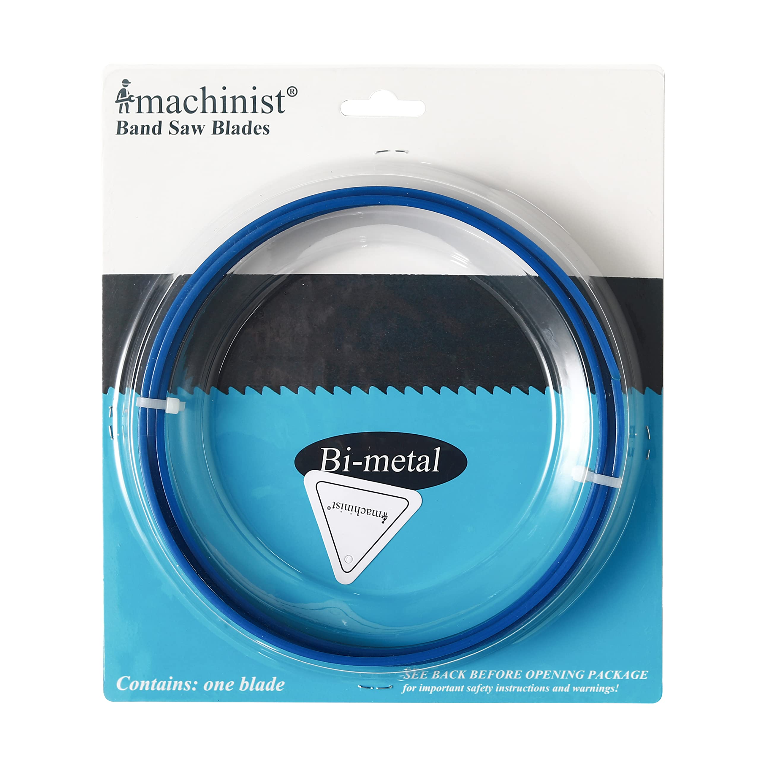 Imachinist S82121014 Bi-Metal 82 Inch Long, 1/2 Inch Wide, 0.025 Inch Thick Bandsaw Blades - 10/14 TPI Variable Teeth for Cutting Soft Ferrous Metals - Perfect for Metalworking, Woodworking, and DIY Projects