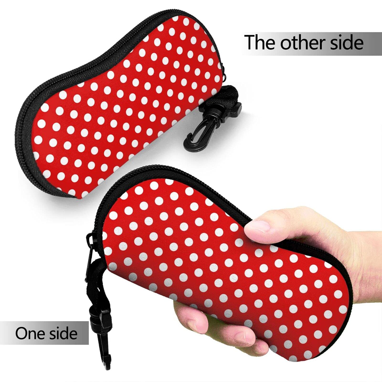 Stylish Soft Sunglasses Case with Belt Clip - Portable Travel Eyeglass Pouch for Women & Men | Perfect for Outdoor Activities, Travel, and Daily Protection