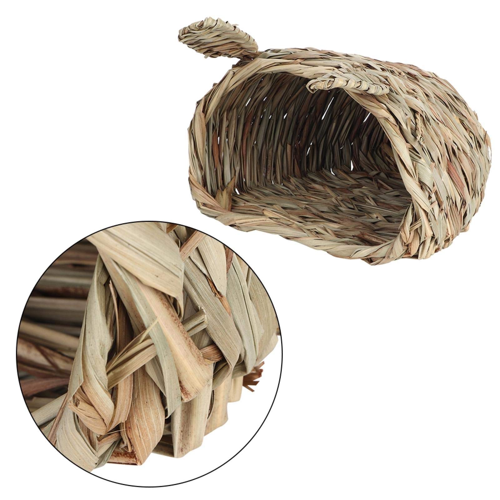 Hamster Grass Chew Toy - Straw Braid for Hamsters & Chinchillas - Small Pet Enrichment