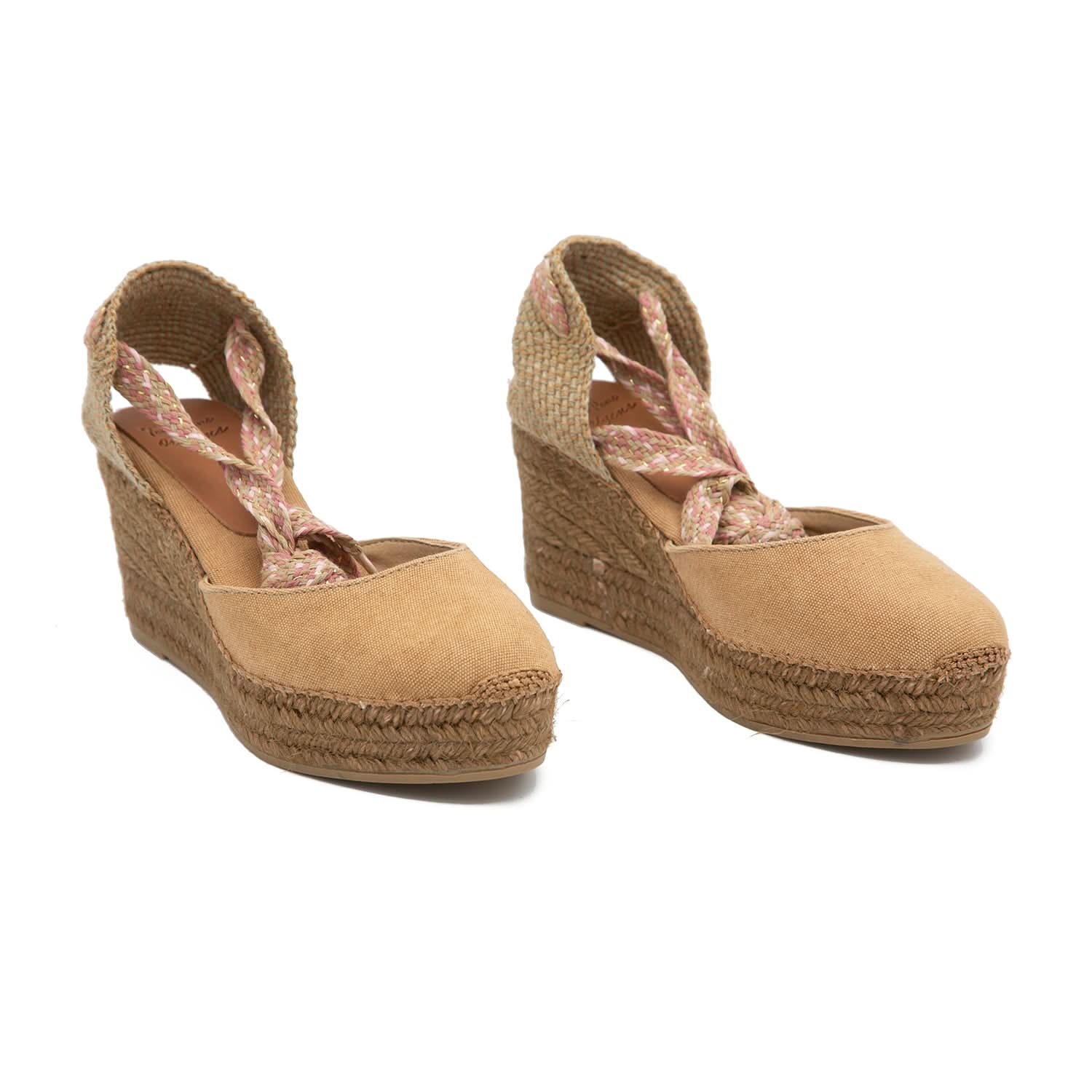 Women's Comfortable High Heel Wedge Espadrille Sandals - Lisboa Summer Fashion Shoes for Beach, Party & Casual Wear