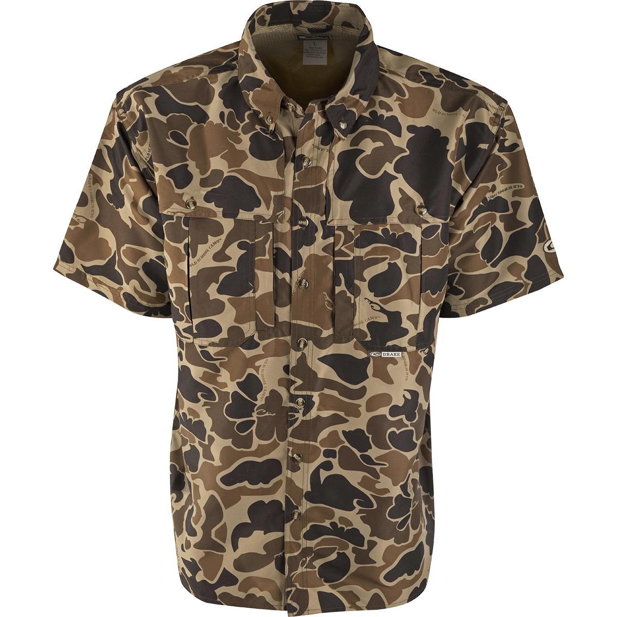 EST Camo Wingshooter's Short Sleeve Shirt - Hunting & Outdoor Camouflage Shirt for Men - Perfect for Turkey Hunting, Duck Hunting & Outdoor Adventures