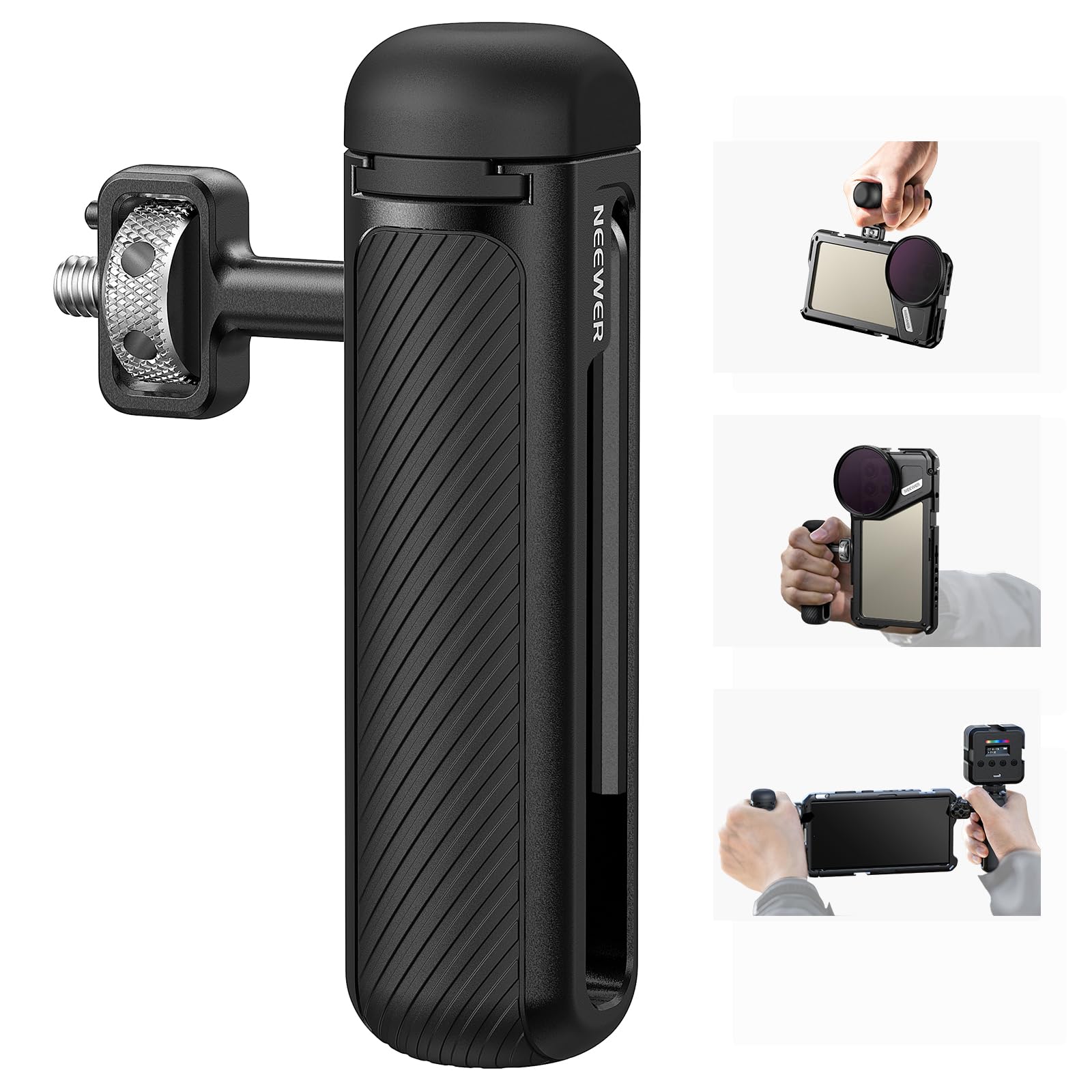 NEEWER 360° Rotatable Side/Top Handle with 1/4