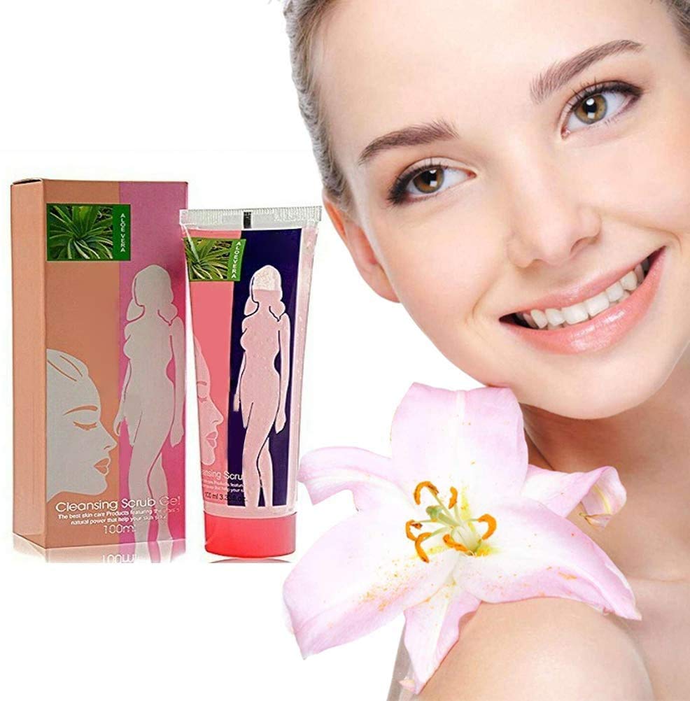 Pietty Cream Face and Body Cleansing Scrub Gel - 100ml | Exfoliating & Moisturizing for Smooth Skin | Perfect for Daily Use & Spa Days