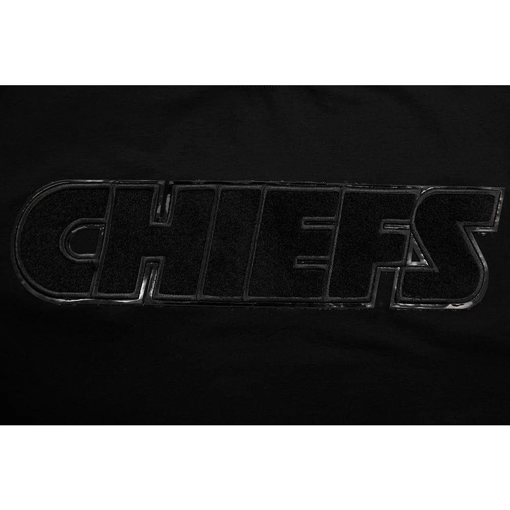 Men's Kansas City Chiefs Triple Black Short Sleeve T-Shirt - NFL Football Fan Apparel for Game Day, Tailgating & Casual Wear