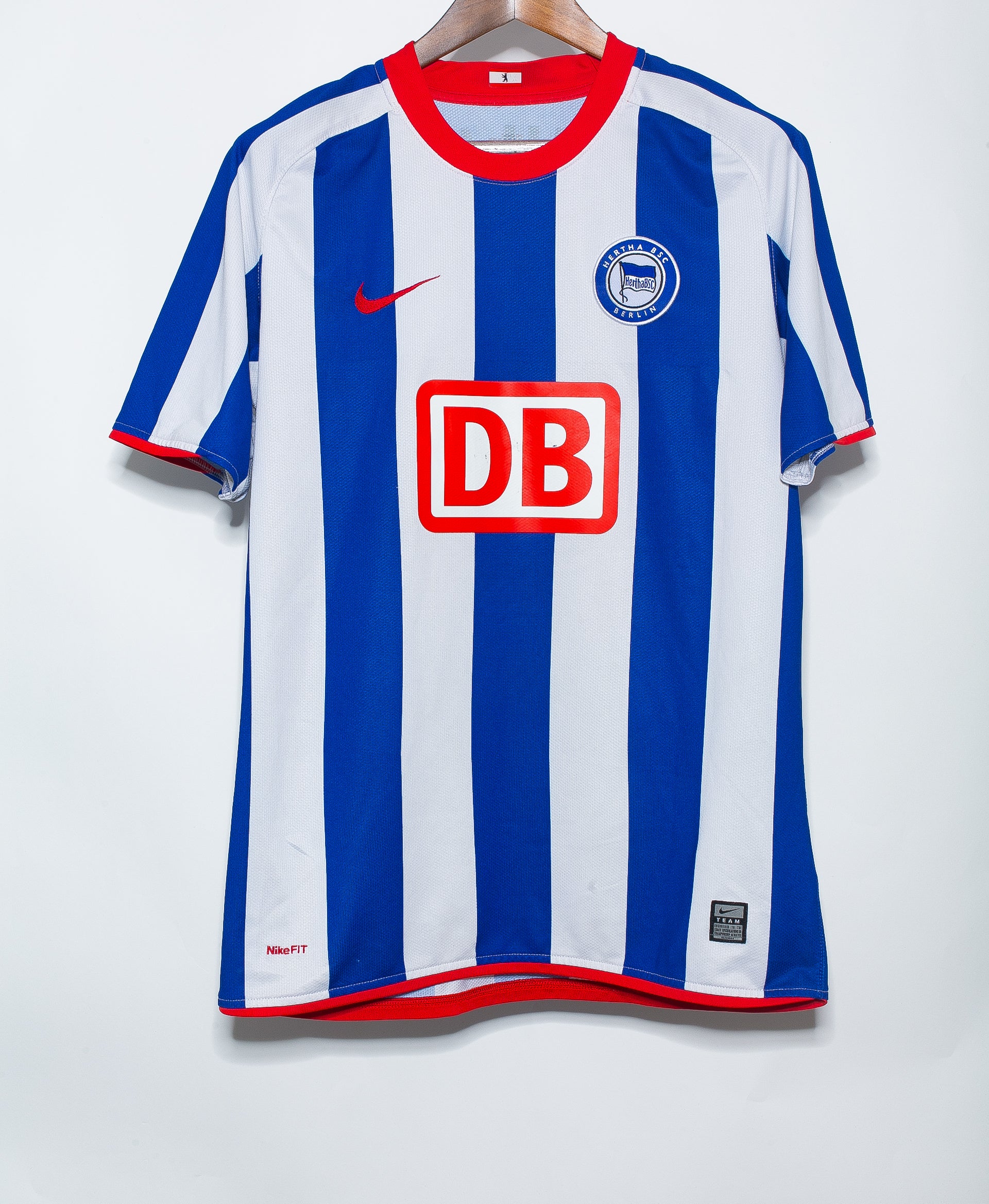 2008 Hertha Berlin Home Jersey Men's Soccer Shirt - Authentic Football Kit for Fans & Collectors - Perfect for Matchdays, Training & Casual Wear