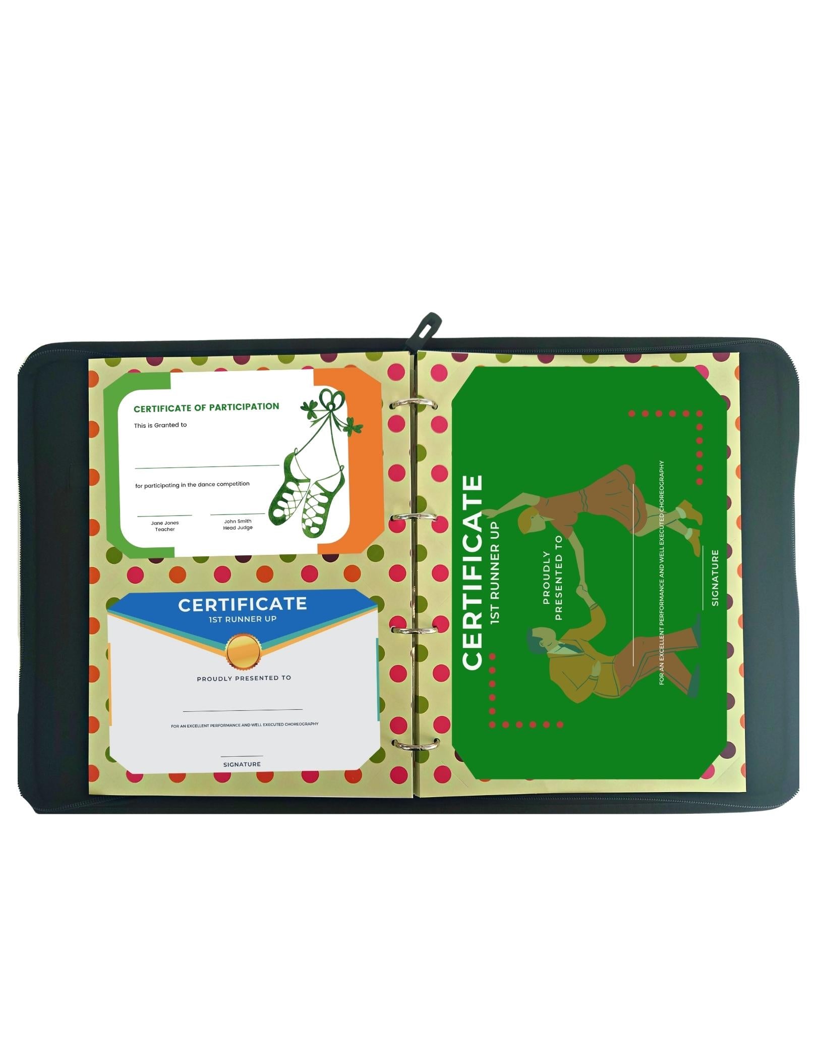 My Proud Moments Extra Pages Certificate Holders (Pack of 3) - Perfect for Award Certificates, Diplomas & Important Documents - Home, Office & School Organization