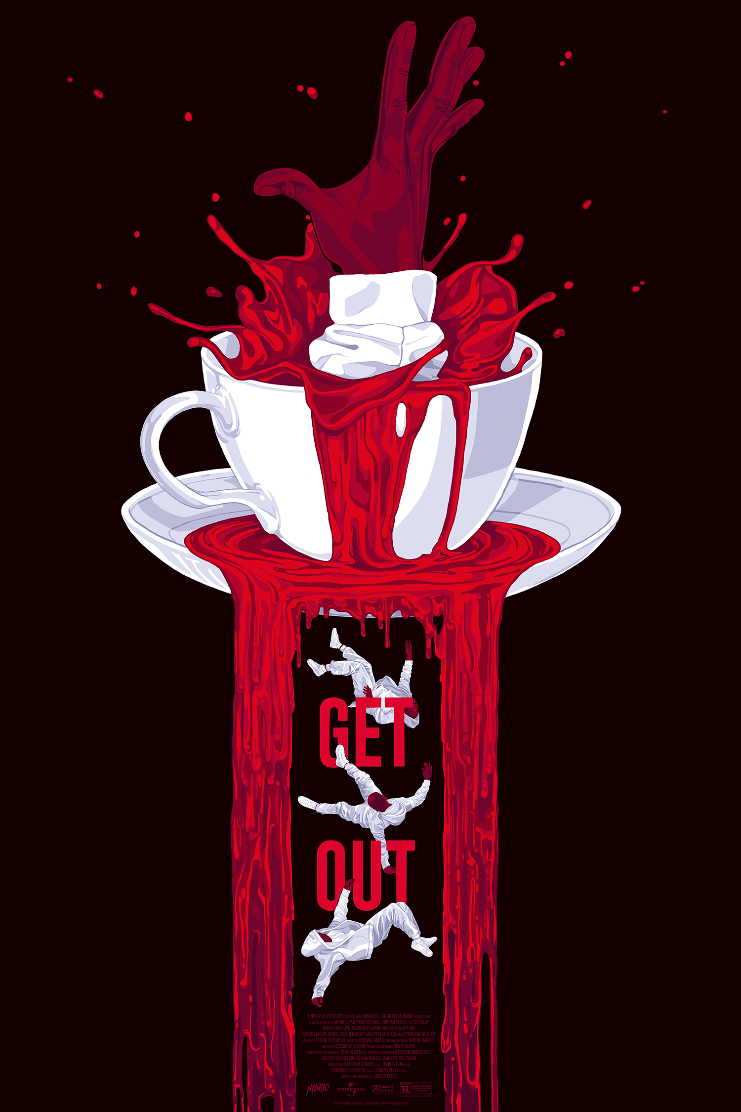 Get Out Movie Poster - High Quality Horror Film Wall Art Decor for Home, Office, or Theater Room