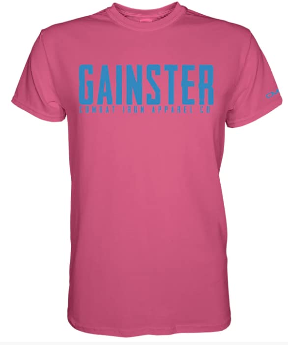 Gainster Gym Edition - Funny Graphic Tees for Men | Short Sleeve Fitness T-Shirts | Cool Gifts for Dad | Made in USA | Perfect for Workouts, Gym Sessions & Casual Wear