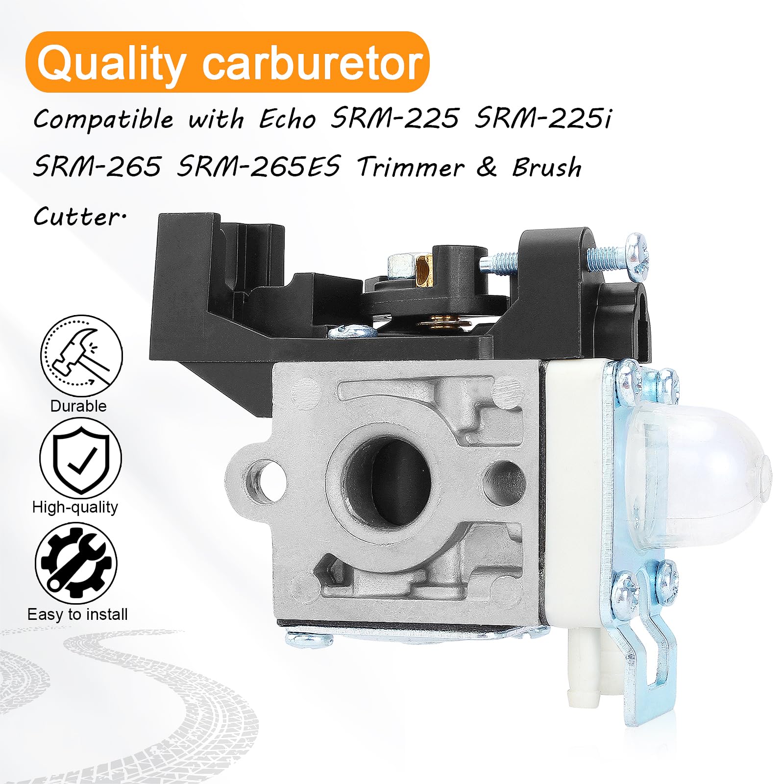 Zama RB-K94 Carburetor Replacement for Echo SRM-225, SRM-225i, SRM-265, SRM-265ES Trimmer & Brush Cutter - Compatible with Lawn Mower, Chainsaw & Outdoor Power Tools - Perfect for Lawn Care, Landscaping & Garden Maintenance