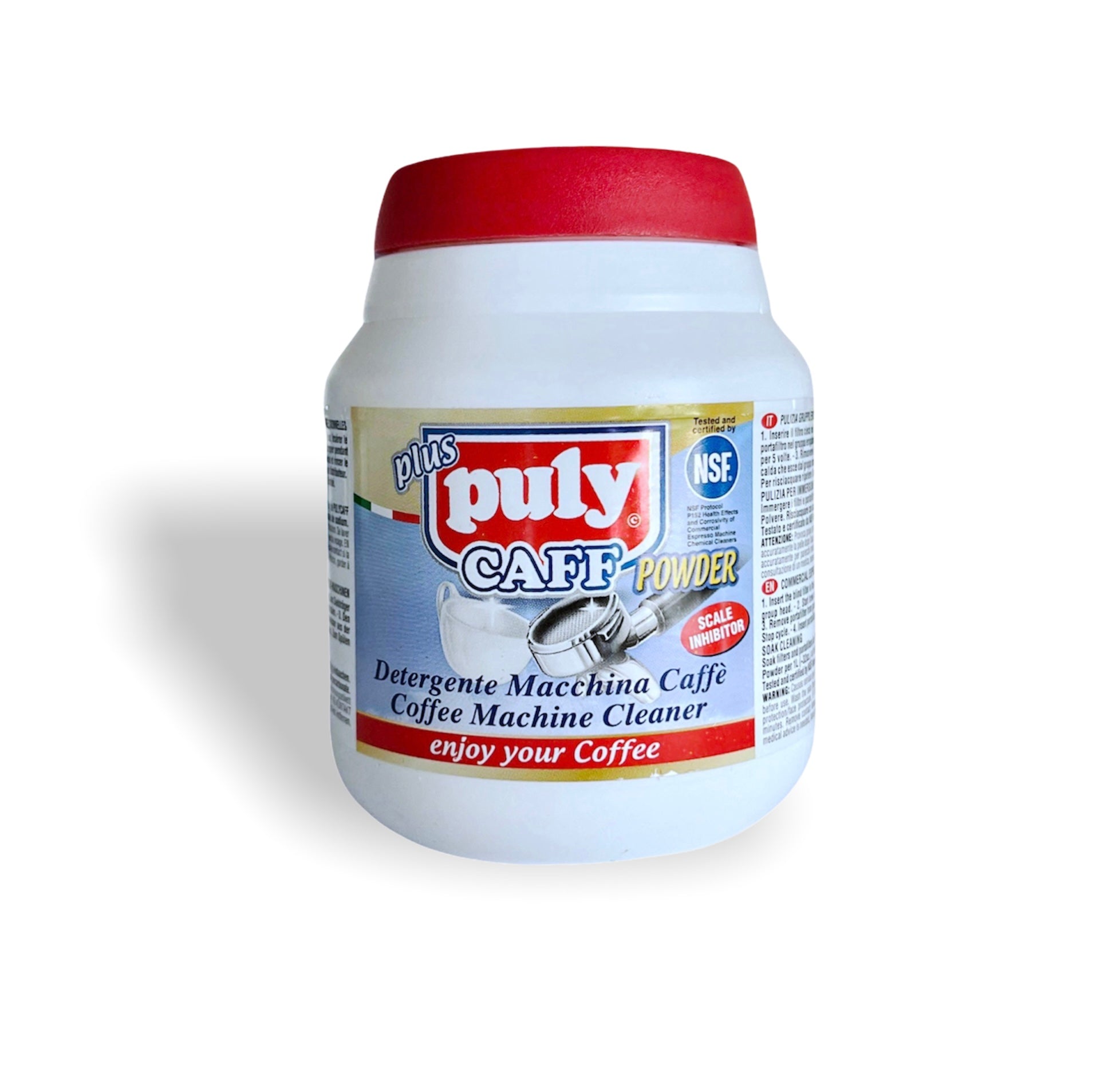 Puly Caff Plus Espresso Machine Detergent Powder - 370g | Deep Cleaning for Coffee Makers | Perfect for Home & Commercial Use