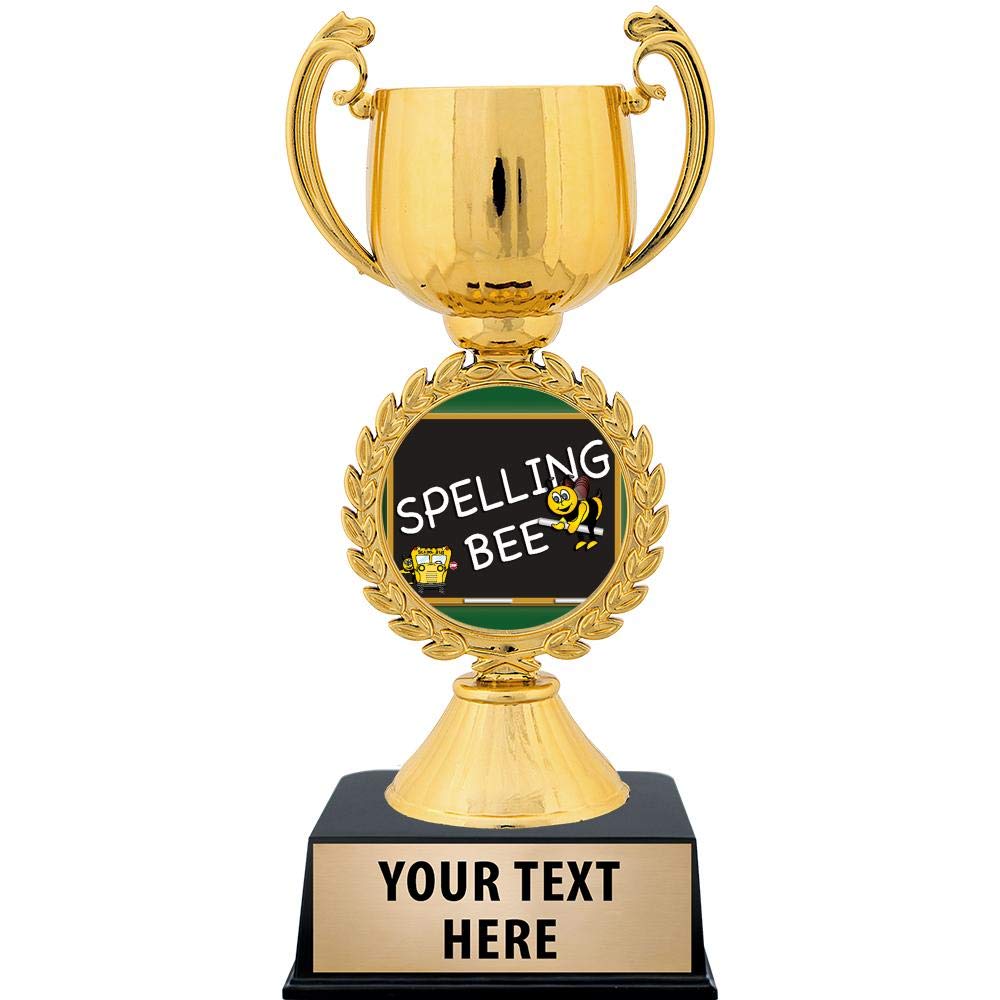 Personalized Spelling Bee Trophy - 7.25
