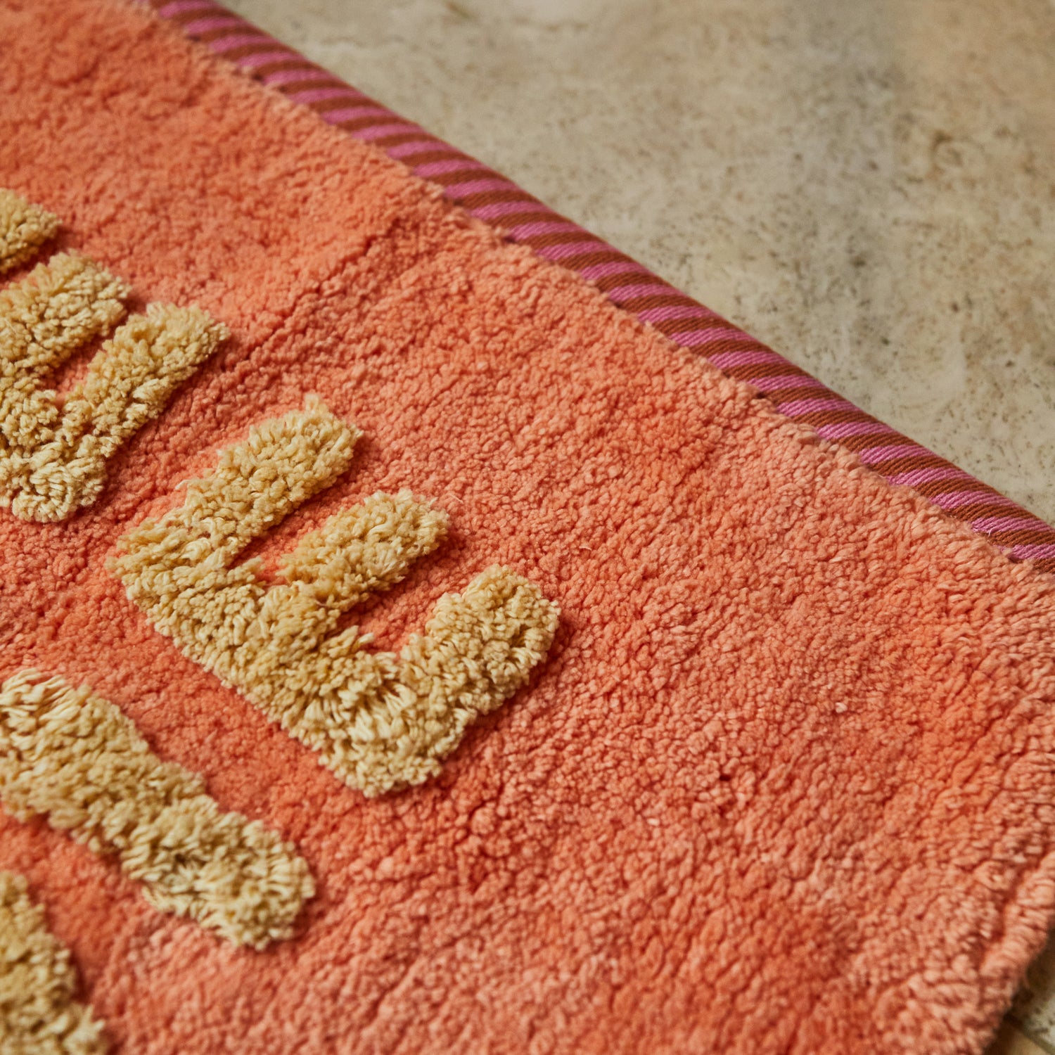Tula Nudie Bath Mat Mini - Soft Absorbent Microfiber Bathroom Rug for Showers & Baths - Desert Color - Perfect for Small Spaces & Kids Bathrooms