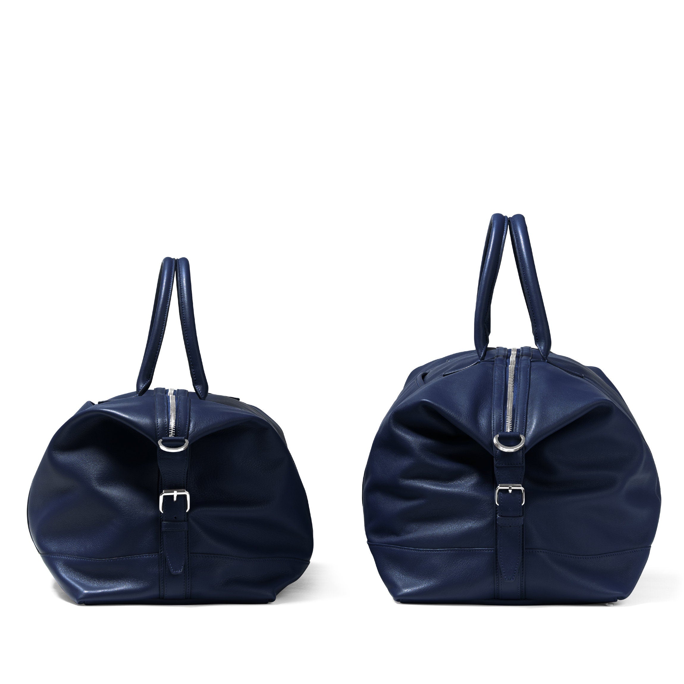 His & Hers Water-Resistant Kessler Duffle Bag Set - Navy Blue Travel Duffel for Gym, Weekend Getaways & Couples Vacation Luggage