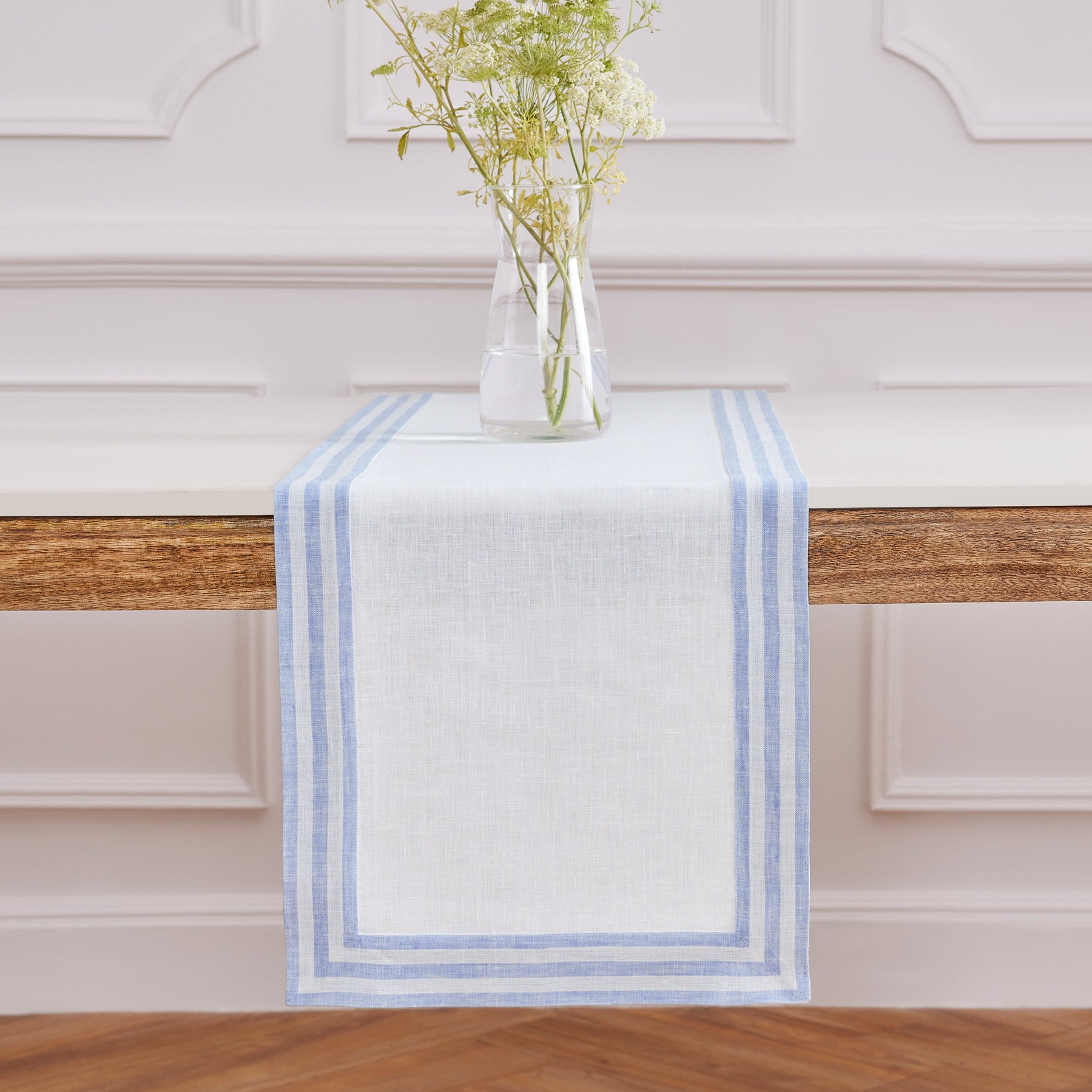 Elegant Mila Table Runner - Premium Linen Dining Decor for Weddings, Holidays & Everyday Use