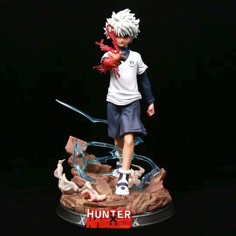 Hunter X Hunter Killua Zoldyck Anime Action Figure - 10.6 Inch Collectible Figma Model Toy for Kids & Fans - Perfect for Display, Gifts, and Cosplay Scenes