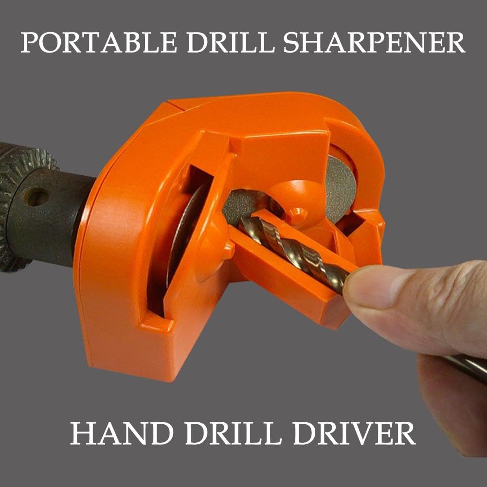 Electric Drill Bit Sharpener - High-Speed Portable Grinder Tool for Multipurpose Drill Bit Sharpening & Polishing | Perfect for DIY Projects, Metalworking & Woodworking