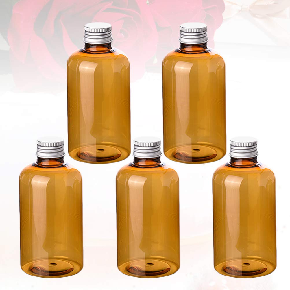 Exceart 10-Piece Clear Travel Toiletry Bottles Set - Leak-Proof Shampoo & Liquid Containers with Lids - Perfect for Shampoo, Conditioner, Lotion & Perfume - Ideal for Air Travel, Camping & Gym Use
